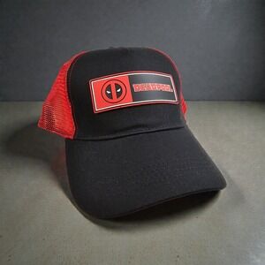 Deadpool Trucker‎ Cap Mesh Snapback Hat trucker Red Black Concept One